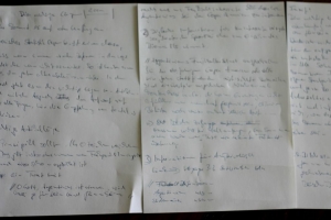 Handschriftliche Notizen